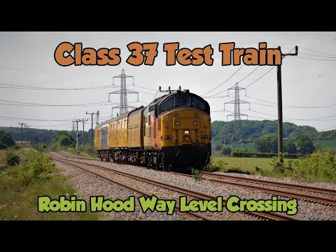 Class 37 Thrash and Tones at Robin Hood Way Foot Crossing | 21st May 2020