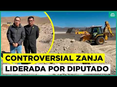 Diputado hace zanja en paso fronterizo: Maquinaria pesada trabaja en Ollagüe en límite con Bolivia