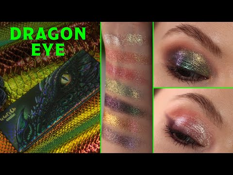 Whatsup Beauty Dragon Eye Palette | Swatches & 2 looks