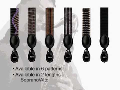 Presentazione tracolle per sax RICO