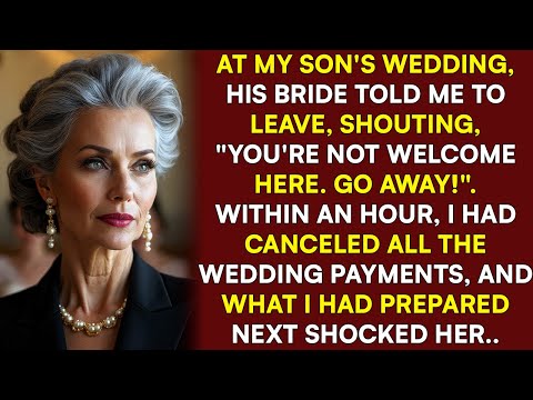 At My Son's Wedding, His Bride Told Me To Leave. I Canceled All The Wedding Payments And...