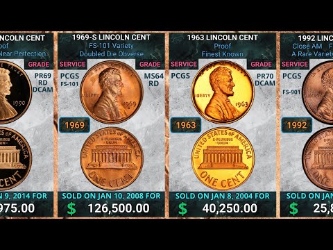 Most Valuable Lincoln Cents ( Memorial Reverse ) 1959 - 2008 | Sold at Heritage Auctions