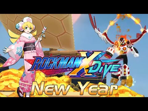 Mega Man X DiVE - New Year Cinnamon & New Year Event Stage Featuring Storm Eagle Coming This Week!