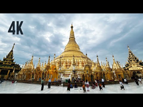 Shwedagon Pagoda 4K Ambience | Yangon, Myanmar