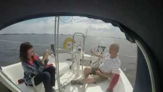 preview picture of video 'Van Heegermeer naar jachthaven Heeg'