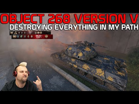 Destroying everything in my path with Obj. 268 v5 | World of Tanks