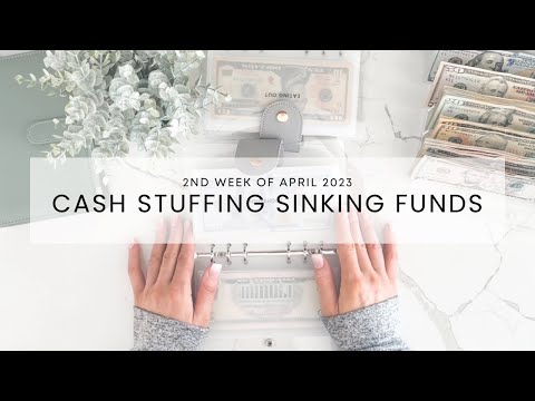 Cash Stuffing | $675 | 2nd Week of April | Sinking Funds and Debt Snowball | Dave Ramsey Inspired