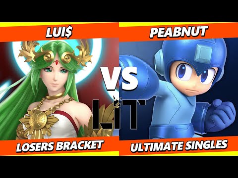 Litvitational 3 - Lui$ (Palutena) Vs. Peabnut (Mega Man) Smash Ultimate - SSBU