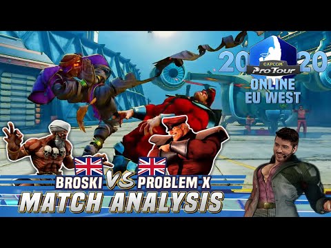 SFV CE Match Analysis: CPT Online EU West 1 - Broski (Dhalsim) vs. Problem X (Bison)