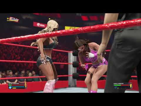 WWE 2K23 - Play Match 181 - Tiffany Stratton VS Isabela Morales + World Championship