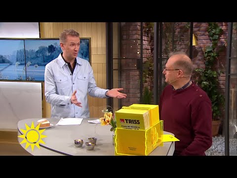 Här skrapar Håkan fram sin trissvinst - Nyhetsmorgon (TV4)