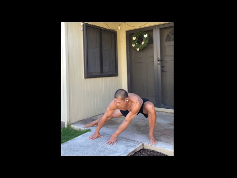 Cossack Squat Warm Up - age 52, December 24, 2020