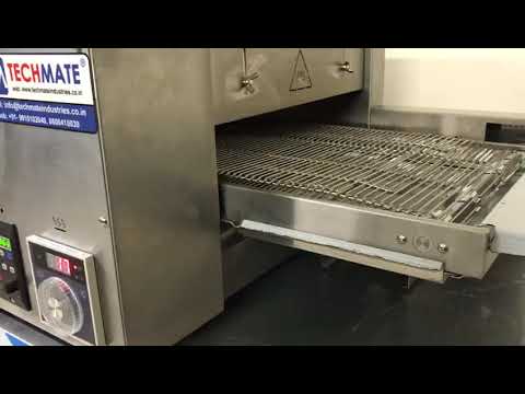 Stainless steel electric conveyor belt pizza oven