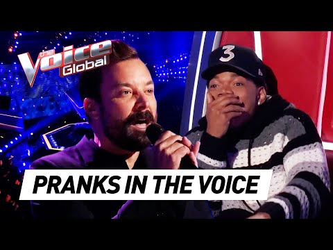 Superstars PRANK The Voice coaches with unexpected Blind Auditions