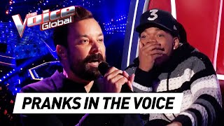 Superstars PRANK The Voice coaches with unexpected Blind Auditions