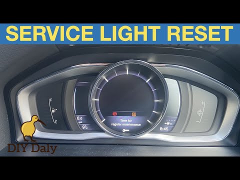Volvo V60 Service light reset procedure