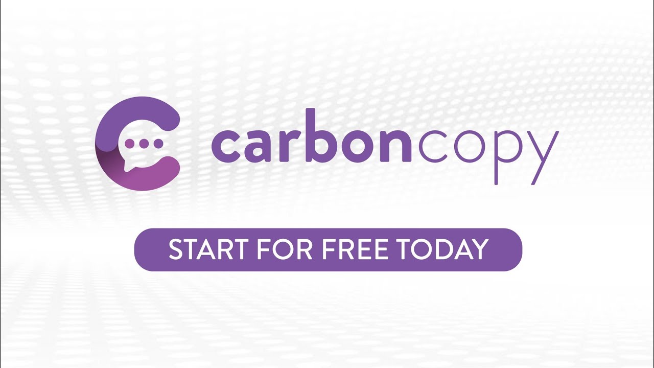 CarbonCopy tutorial