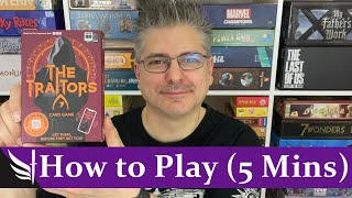 How to play The Traitors: Card Game