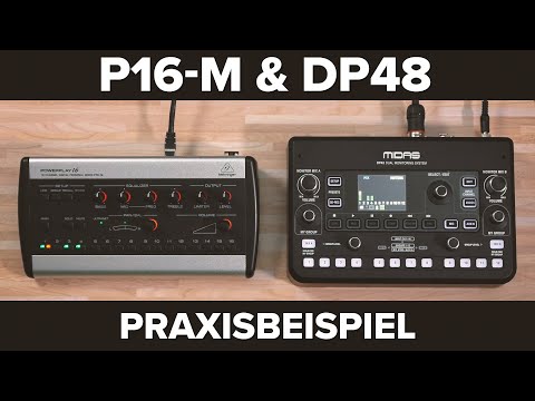 Behringer P16-M und Midas DP48 - Praxisbeispiel - Konfiguration und Broadcast-Funktion