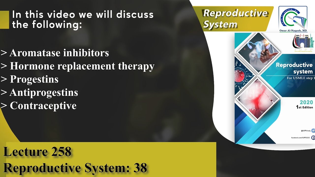 Aromatase inhibitors | Hormone replacement therapy | Progestins | Antiprogestins | Contraceptive