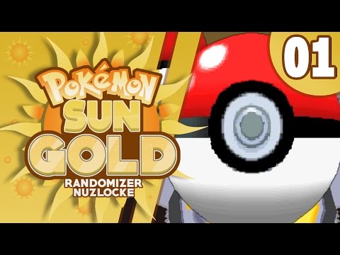 Pokemon Sun Gold ( Rom Hack ) Randomizer Nuzlocke Part 1 Choose My Starter!
