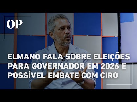 Elmano comenta pesquisa eleitoral para o governo do Ceará em 2026 e possível embate com Ciro Gomes