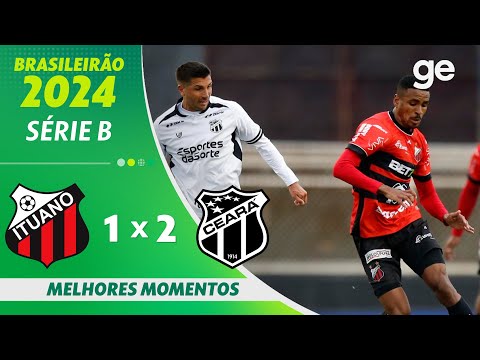 Gols e lances de Ituano x Ceará