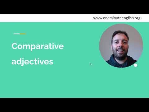 Grammar Tutorial - Comparative Adjectives