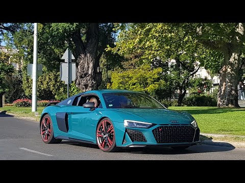 Limited To 50 Units Audi R8 V10 Performance 2019 Green Hell Edition Sound And Brutal Acceleration