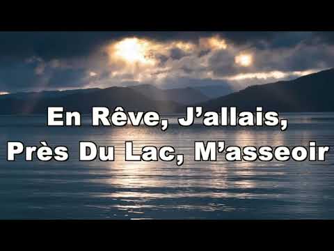 En rêve,j'allais,pres du lac.