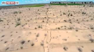 Giant Crack Appears In Earth In Mexico