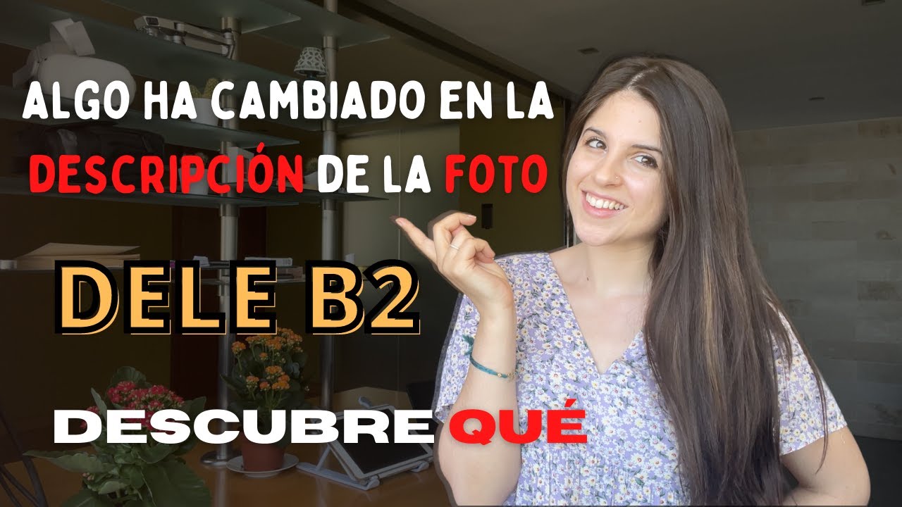 PRUEBA ORAL - DELE B2 - Ejemplo de comentario de fotografía (Tarea 2) - 2021