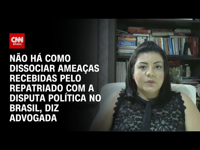 Não há como dissociar ameaças recebidas por Hasan com disputa política, diz advogada | CNN 360º