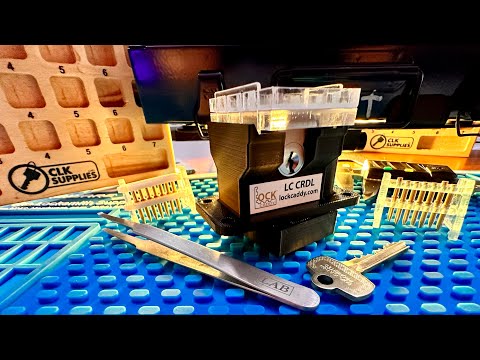 lockCaddy door lock re-keying station