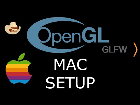 Modern OpenGL 3 0 SETUP GLFW and GLEW on a Mac