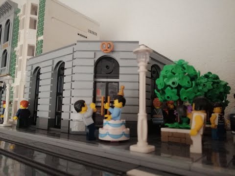 Die NEUE Konditorei! - Bau einer Lego-Stadt Teil 37 - Die Konditorei (mit Bäckerei & Café) [1]