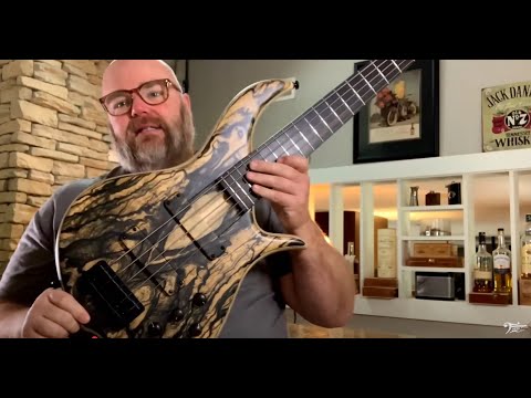 F Bass BN5 Pale Moon Ebony Top with Matching Headstock image 10