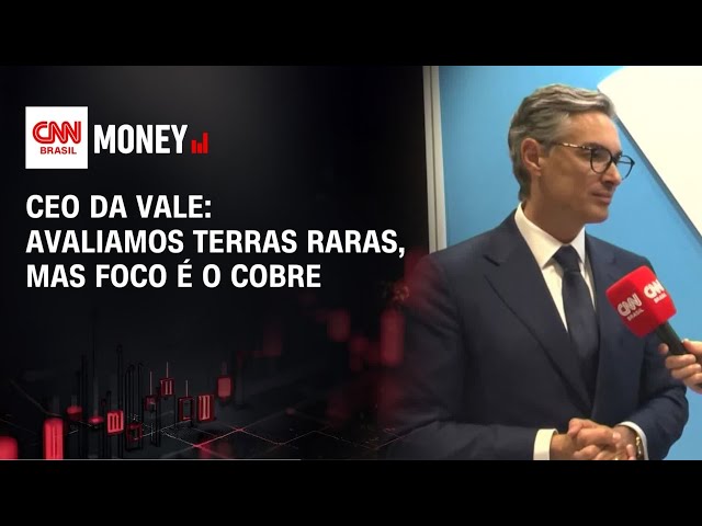 Brasil vive momento único da mineração, diz CEO da Vale | MONEY NEWS
