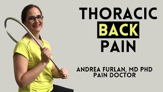 Mid-thoracic Back Pain by Dr. Andrea Furlan MD PhD, pain physician