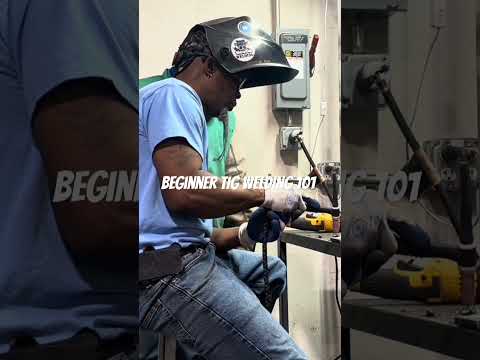 Beginner TIG WELDING 101 #millerwelders #gtaw #welder #students #coaching