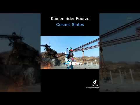 Kamen Rider Fourze cosmic state first henshin