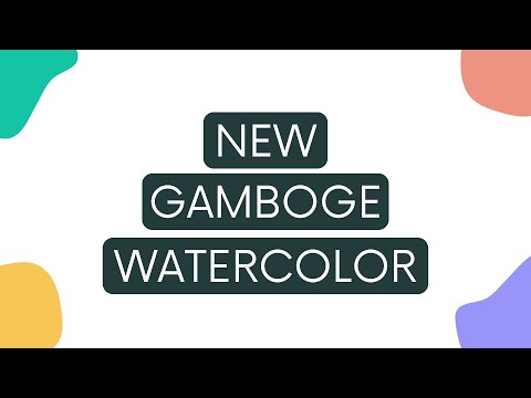 New Gamboge Watercolor - Paint Characteristics & Color Mixing