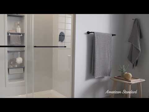 Aspirations 60 x 32 x 84-Inch Vertical Tile Shower Wall Set // WHITE // YouTube Video