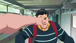 School Bully vs Invincible (Mark)  &quot;first fight scene&quot; | The Invinsible S01E01 (2021)