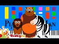BabyTV The Amazing World Slow Medium 4K Piano Tutorial