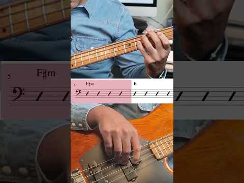 Improvising a bass line from a chord chart