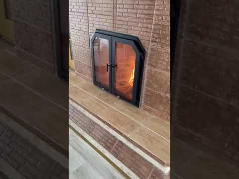 Видео о дверце камина 4