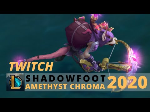 Shadowfoot Twitch Amethyst Chroma 2020 - League Of Legends