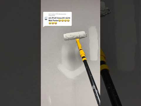Ein Profi braucht eine Rolle zum streichen👀 #arbeit #streichen #farben #malen #foryou