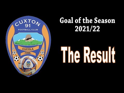 Cuxton 91 Reserves - Goal of the Season 2021/22 - THE RESULT